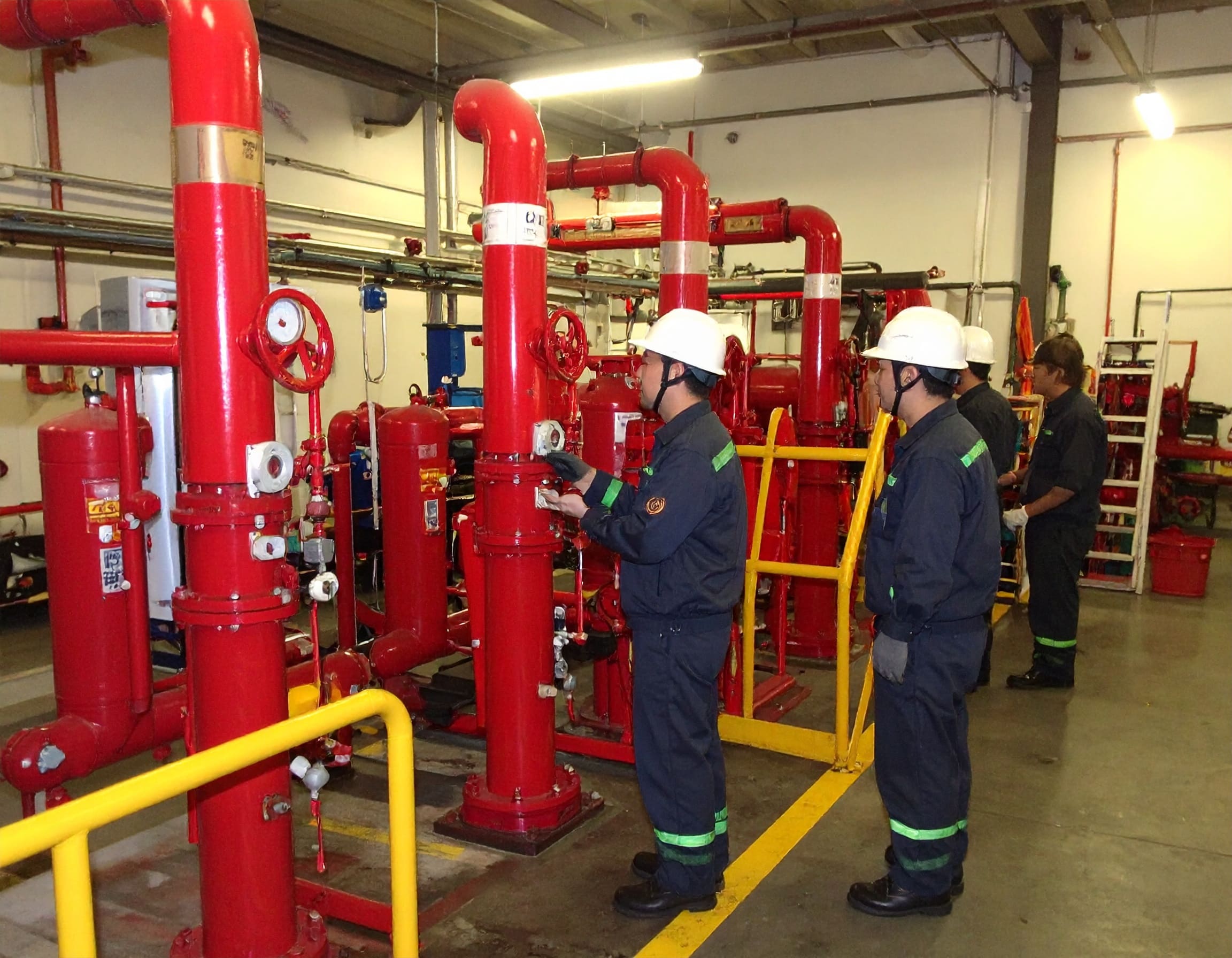 二酸化炭素消火設備工事